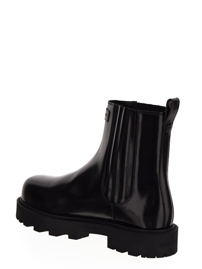 Shop Givenchy Show Chelsea Boot In Black