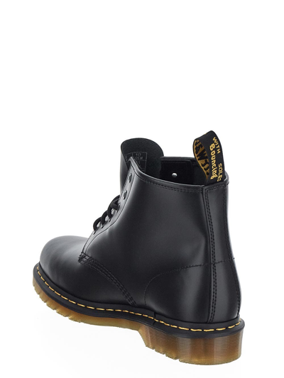 Shop Dr. Martens' Smooth Leather Ankle Boots In Black