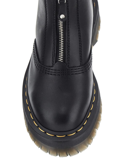 Shop Dr. Martens' Jetta Zipped Platform Boots In Black