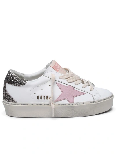 Shop Golden Goose Sneaker Hi Star St.rosa In White