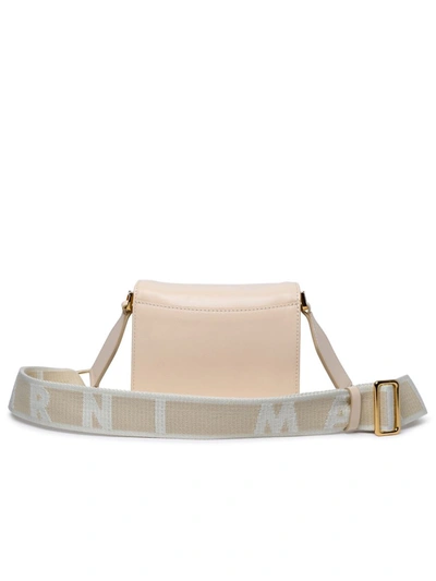 Shop Marni Trunk Mini Shoulder Strap In White