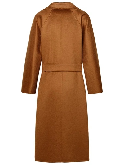 Shop Max Mara Ludmilla Coat In Brown