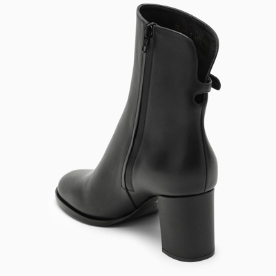 Shop Valentino Garavani Black Leather Ankle Boot Women