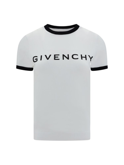 Shop Givenchy Archetype Crewneck T In White
