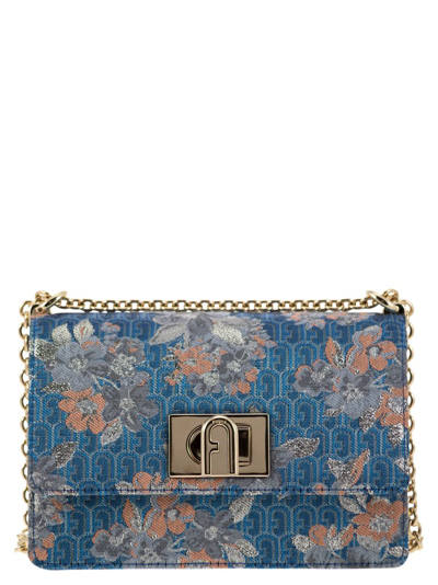 Shop Furla 1927 Mini Shoulder Bag In Blue