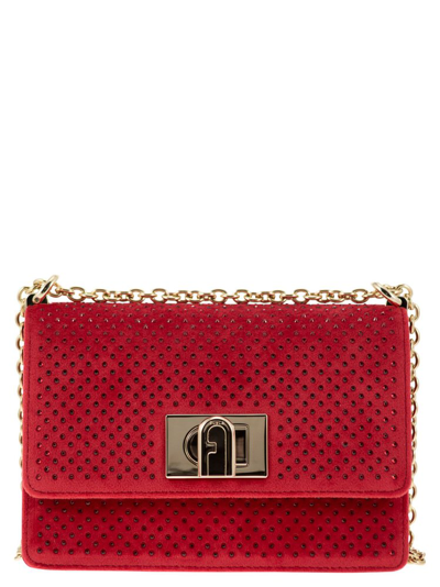 Shop Furla 1927 Mini Shoulder Bag In Red
