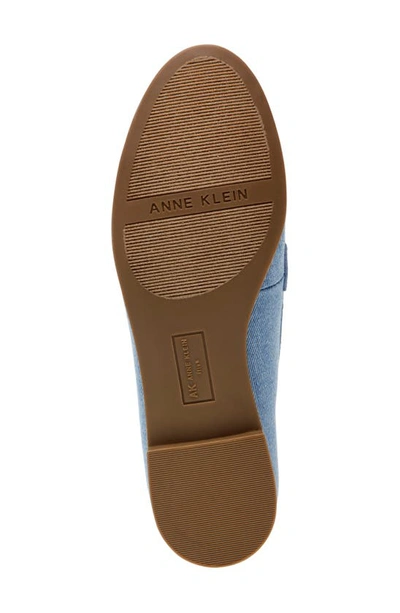 Shop Anne Klein Level Tassel Loafer In Denim