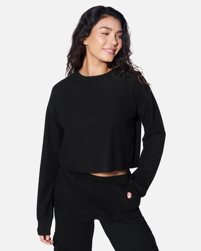 Shop Hyfve Women's Essential All Time Favorite Long Sleeve Top T-shirt In Black