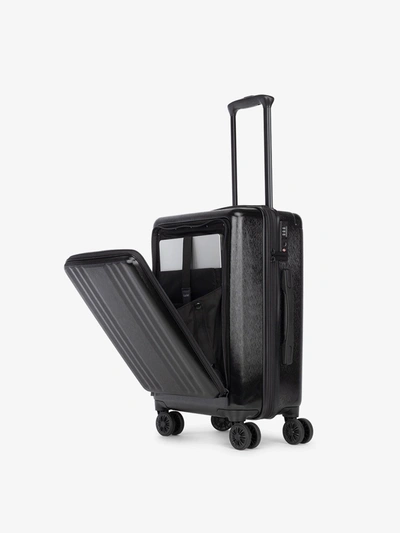 Shop Calpak Ambeur Front Pocket Carry-on Luggage In Black | 20"