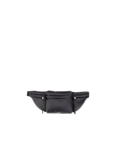 Shop Jil Sander Designer Handbags Padded Pouch In Noir
