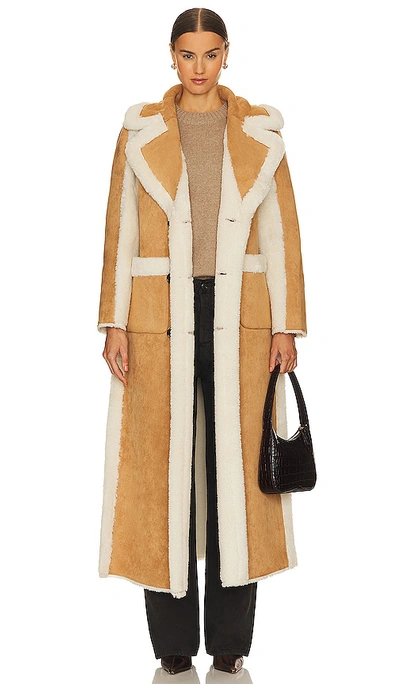 FAUX SHEARLING REVERSIBLE COAT