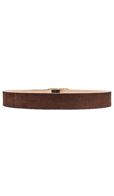 Shop B-low The Belt Milla Suede Belt In Chocolate