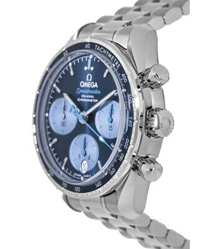 Pre-owned Omega Speedmaster Blue Dial Orbis Unisex Watch 324.30.38.50.03.002