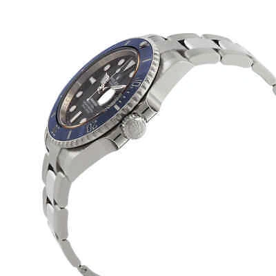 Pre-owned Rolex Submariner "smurf" Black Dial, Blue Bezel Automatic Chronometer Men's