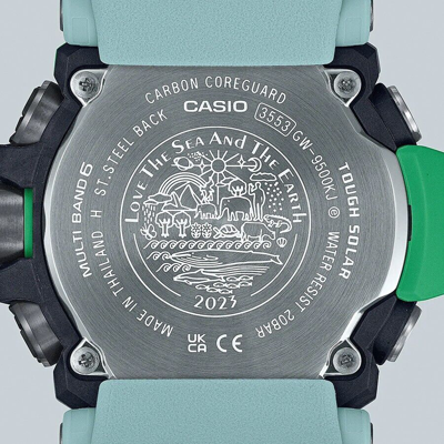 Pre-owned Casio Psl  G-shock Madman Earth Watch Collaboration Model Gw-9500kj-3jr Men's