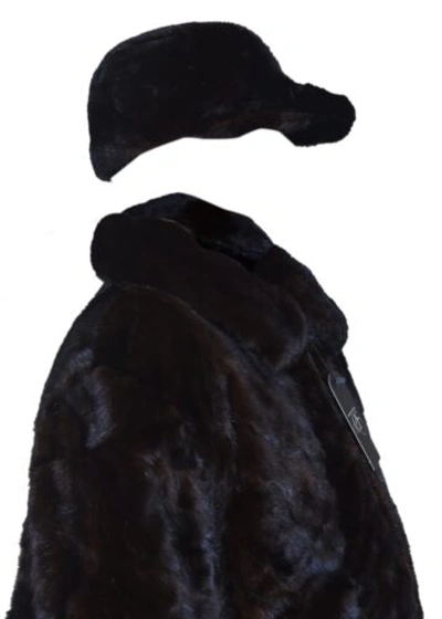 Pre-owned Handmade Man's Real Mink Fur Bomber Jacket Coat All Sizes Brown Pre Sale