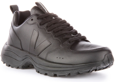 Pre-owned Veja Venturi Cwl Pierre Organic Resin Pu Sneaker Black Mens Us 7 - 13