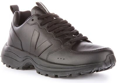 Pre-owned Veja Venturi Cwl Pierre Organic Resin Pu Sneaker Black Mens Us 7 - 13