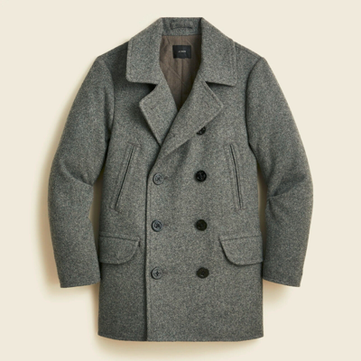 Pre-owned Jcrew J Crew Dock Peacoat Gray