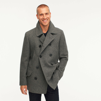 Pre-owned Jcrew J Crew Dock Peacoat Gray