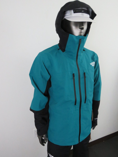 Pre-owned The North Face Ceptor Ski Snowboard 3l Shell Waterproof Hooded Jacket Blue In Harbor Blue / Tnf Black / Tnf White Logo