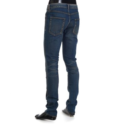 Pre-owned Saint Laurent 850$ Skinny Jeans - Winter Blue Denim, Low Rise, Five Pocket