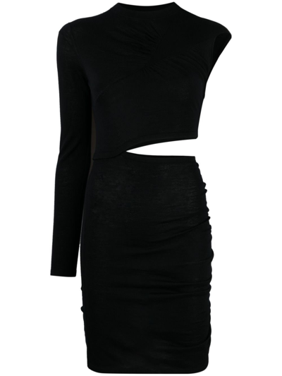 Shop Isabel Marant Knitted Dress In Black  