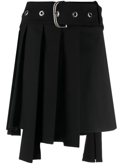 Shop Off-white Asymmetrical Skirt In Black  