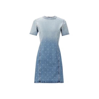 Givenchy Denim Dress In Blue