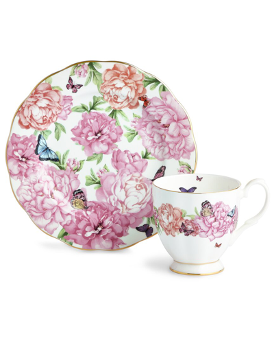 Shop Royal Albert Miranda Kerr Friendship Gratitude Footed Mug & Plate Set With $9 Credit