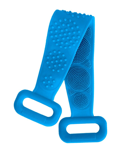 Shop Fresh Fab Finds Imountek Exfoliating Silicone Body Scrubber Belt With Massage Dots In Blue