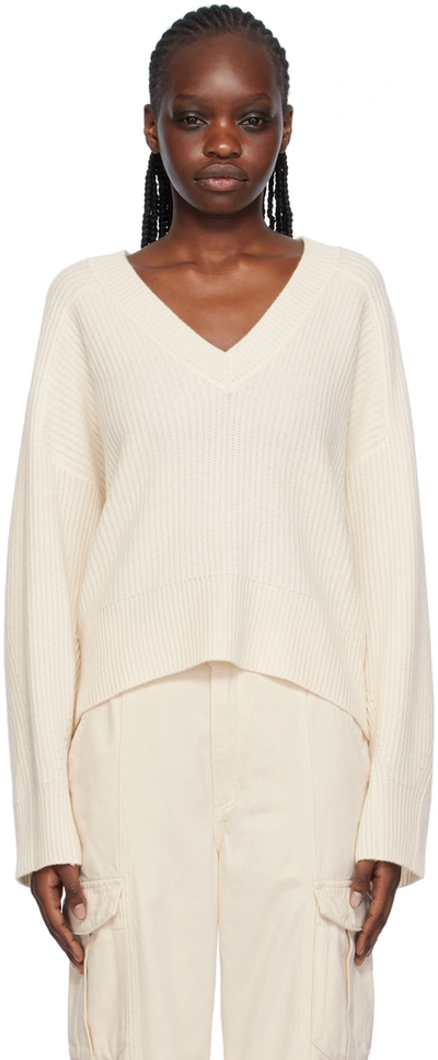 Shop Rag & Bone Off-white Pierce Sweater In Ivory
