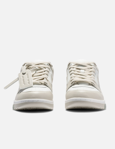 Shop Off-white Out Of Office Calf Leather Sneakers In Beige