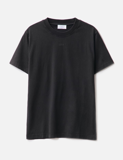 Shop Off-white Super Moon Arr Slim T-shirt In Black