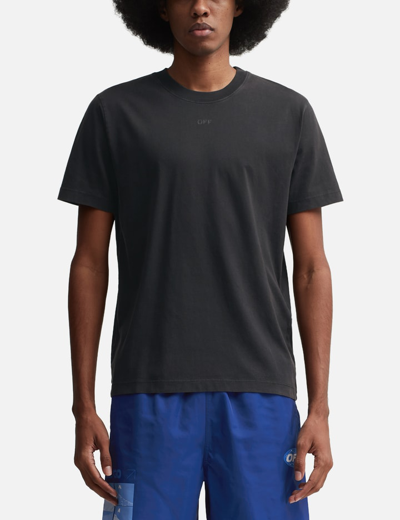 Shop Off-white Super Moon Arr Slim T-shirt In Black