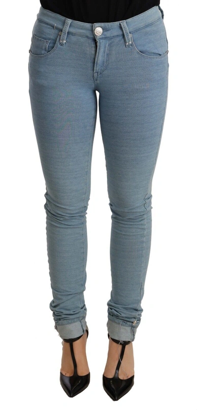 Shop Acht Chic Push Up Slim Fit Denim Women's Jeans In Blue