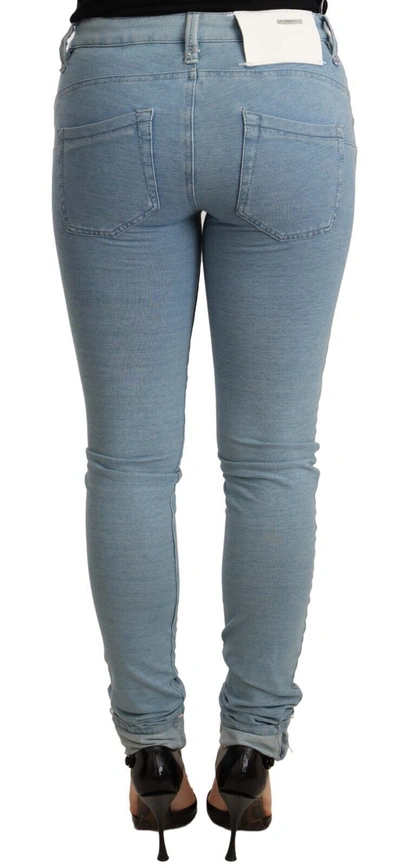 Shop Acht Chic Push Up Slim Fit Denim Women's Jeans In Blue