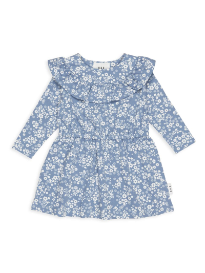 Shop Huxbaby Baby Girl's,little Girl's & Girl's Floral Frill Dress In Neutral