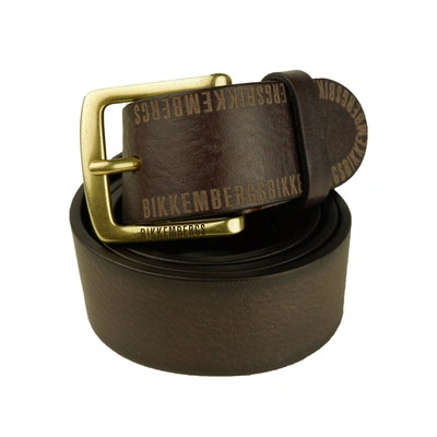 Shop Bikkembergs Elegant Brown Leather Men's Belt