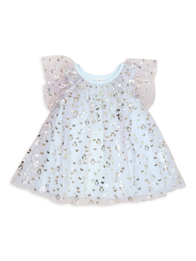 Shop Huxbaby Baby Girl's, Little Girl's & Girl's Butterfly Unicorn Dress In Neutral