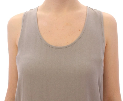 Shop Comeforbreakfast Elegant Gray Viscose Top – Timeless Women's Style