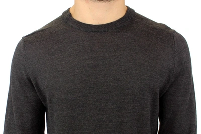 Costume National Elegant Gray Crewneck Sweater Pullover In Gray