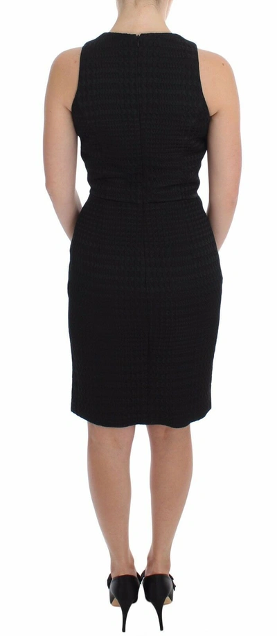 Daizy Shely Black Sheath Party Evening Knee Length Dress In Black