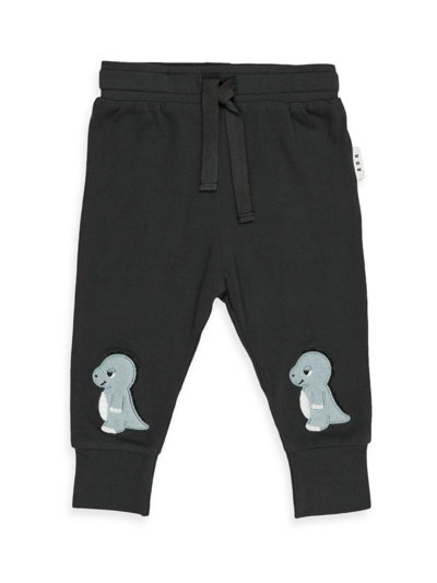 Shop Huxbaby Baby Boy's, Little Boy's & Boy's Dinosaur Graphic Track Pants In Neutral