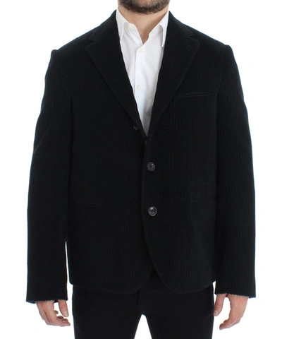 Shop Dolce & Gabbana Elegant Black Martini Blazer Men's Jacket