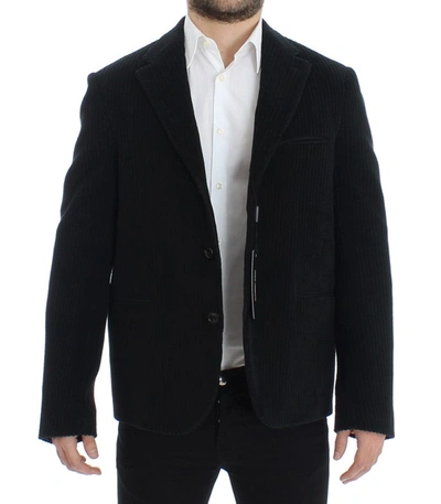 Shop Dolce & Gabbana Elegant Black Martini Blazer Men's Jacket