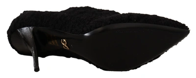 Shop Dolce & Gabbana Black Stiletto Heels Mid Calf Women Women's Boots