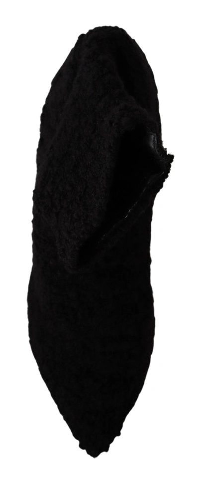 Shop Dolce & Gabbana Black Stiletto Heels Mid Calf Women Women's Boots