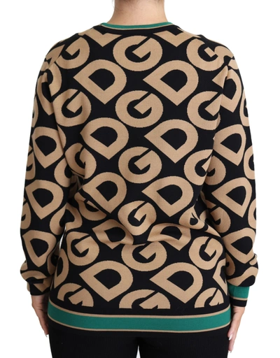 Shop Dolce & Gabbana Elegant Multicolor Wool Blend Women's Sweater