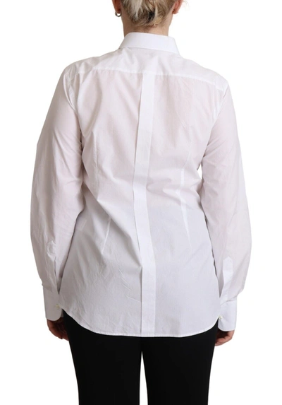 Dolce & Gabbana White Cotton Shirt In White